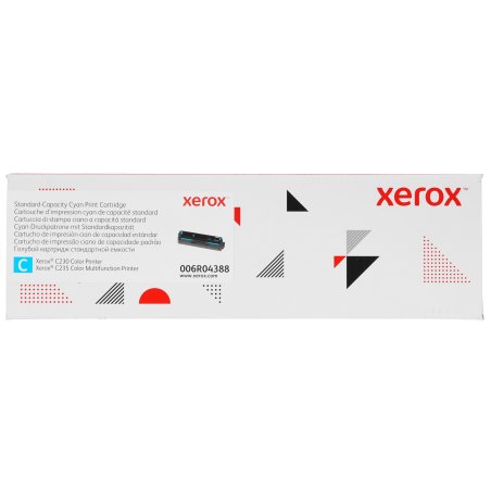Картридж лазерный Xerox C230/C235 голубой стандарт (006R04388)