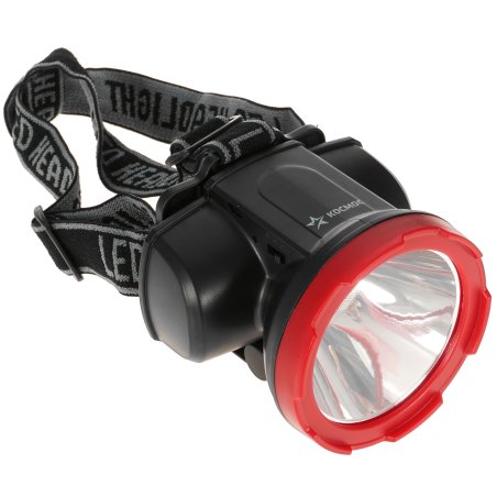 Фонарь светодиодный аккум. налобный Космос H5W 2 режима 5Вт LED 2А.ч зарядка от USB