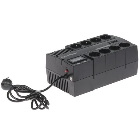 Источник бесперебойного питания CyberPower BR1200ELCD 1200VA/720W USB/RJ11/45 (4+4 EURO)