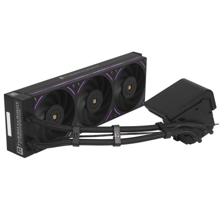 Система водяного охлаждения Thermalright Core Vision 360 ARGb Soc-AM5/AM4/1200/1700/1851 белый 4-pin 28.1dB Al LCD Ret (C-VISION-360-WH-ARGb)