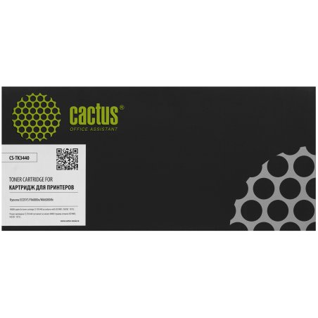 Картридж лазерный Cactus CS-TK3440 (TK-3440) черный (40000 стр.) для Kyocera ECOSYS PA6000x/MA6000ifx