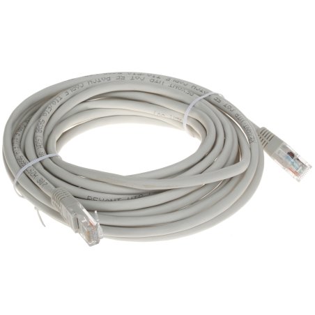 Пaтч-корд U/UTP Rexant, кат.5e, RJ45-RJ45, неэкранированный, LSZH серый, 5м