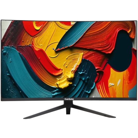 Монитор 31.5" ExeGate Combat EC3207TA VA 2560x1440, 240 Гц, 1 мс, 16:9, 300 кд/м², 1xHDMI, 2xDP, 2xUSB, 3.5 мм, изогнутый R1500, черный