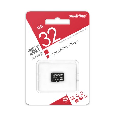 Флеш карта microSD 32Gb, Smartbuy microSDHC Class 10