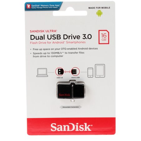 Флешка USB Sandisk 32Gb Ultra Dual SDDDC2-032G-G46 USB 3.0 серый/узор