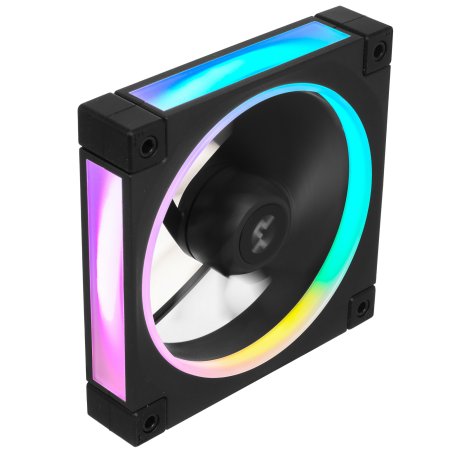 Вентилятор для корпуса Deepcool FL12R Reverse ARGb 120х120x25 черный 4-pin 33.9дБ (R-FL12R-BKAPN1-G)