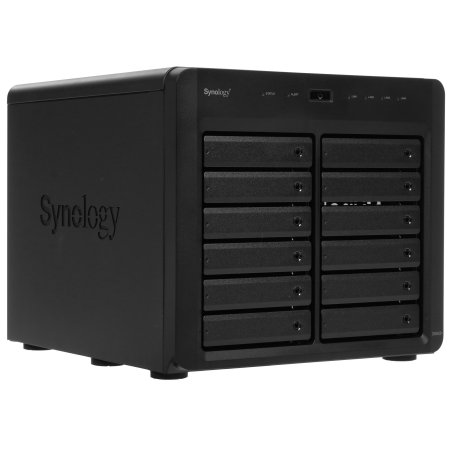 Сетевое хранилище Synology QC2.2GHz CPU/4Gb(up to 32Gb)/RAID 0,1,5,6,10/up to 12 SATA SSD/HDD (3.5" or 2.5") (up to 24 with 1xDX1222), 2xUSB3.0, 4xGbE(+1Expslot),iSCSI, 2xIPcam(upto40)/1xPS/3YW'