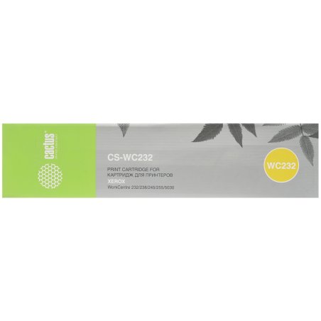 Картридж лазерный Cactus CS-WC232 006R01046 черный (32000 стр.) для Xerox WC 232/238/245/255/5030