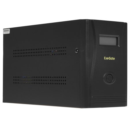 Источник бесперебойного питания ExeGate EP285517RUS SpecialPro Smart LLB-2000.LCD.AVR.C13.RJ.USB 2000VA/1200W, LCD, AVR, 6*IEC-C13, RJ45/11, USB, черный