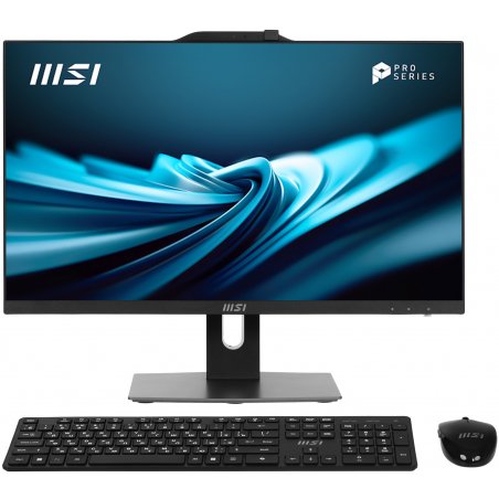 Моноблок MSI Pro AP242P 14M-808XRU 23.8" Full HD i7 14700 (2.1) 32Gb SSD 512Gb UHDG 770 noOS GbitEth WiFi BT 120W клавиатура мышь Cam черный 1920x1080 (9S6-AE0621-840)