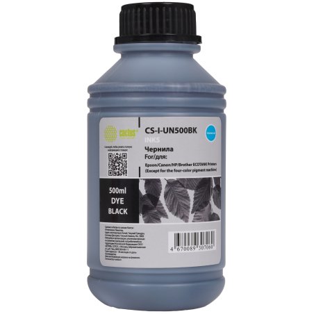 Чернила Cactus CS-I-Un500BK черный 500мл для HP/Lexmark/Canon/Epson/Brother
