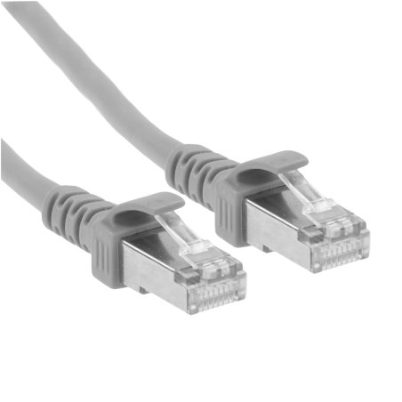 Патч-корд ExeGate FTP-RJ45-RJ45-C5e-CU-0,5M-GY, FTP, cat.5e, 0.5м, медь, серый