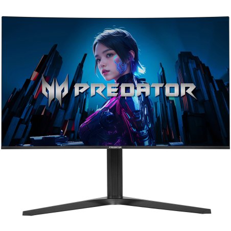 Монитор 31.5" Acer Predator X32X5bmiiphuzx QD-OLED 3840x2160, 240 Гц, 0.03 мс, 16:9, 250 кд/м², 2xHDMI, DisplayPort, USB Type-C, Flicker Free, Low Blue Light, черный