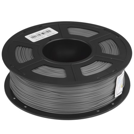 Филамент NVPrint PLA+ Grey для 3D печати диаметр 1.75мм длина 330 метров масса 1 кг