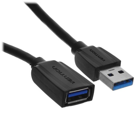 Кабель-удлинитель Vention USB 3.0 AM/AF - 1.5м Black Edition