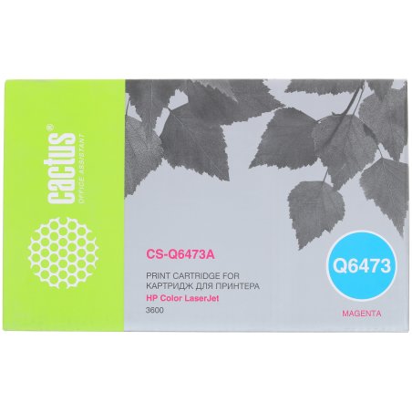 Картридж лазерный Cactus CS-Q6473A пурпурный (4000 стр.) для HP Color LaserJet 3600