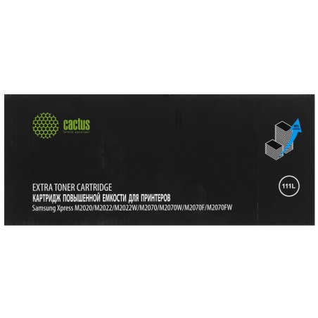 Картридж лазерный Cactus CS-D111L-MPS черный (3000стр.) для Samsung Xpress M2022, M2020, M2021, M2020W, M2070, M2070FW, M2071, M2071FH, M2021W, M2022W, M2070F, M2070W, M2071F