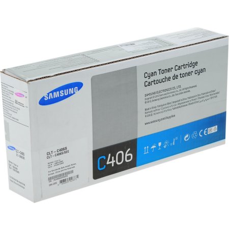 Расходные материалы Hi-Black CLT-C406S Картридж для Samsung CLP-360/365/368/CLX-3300/3305/3307, C, 1500 стр.