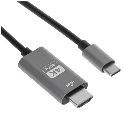 Кабель-переходник Cablexpert CCB-A-CM-HDMI-1.8M с Type-C на HDMI v2.0, Mobile, 1.8м, черный, корбка