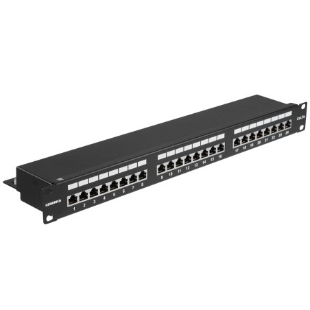 Патч-панель ITK PP24-1UC5EF-K05-G 1U кат. 5Е FTP 24 порта (Krone) GENERICA