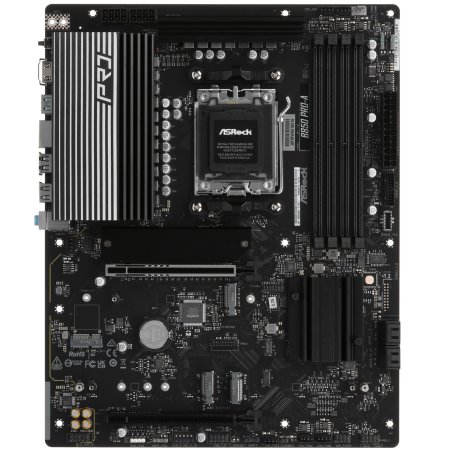 Материнская плата ASRock B850 Pro-A, AM5, AMD B850, 4xDDR5, 4xSATA, 4xM.2, 1xPCIe 5.0 x16, 1xPCIe 4.0 x4, 1xHDMI, 1xUSB-C, 1x2.5Gb LAN, 1xUSB-C 10Gbps, 1xUSB-C 5Gbps, 4xUSB-A 5Gbps, 6xUSB-A 2.0, 3x3.5 мм, 7.1, ATX