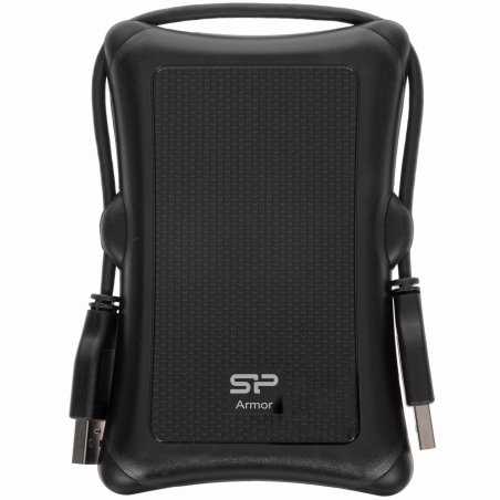 Внешний HDD 2.5" Silicon Power Armor A30, 2TB, USB 3.2 Gen 1 Type-A, 5400 rpm, черный