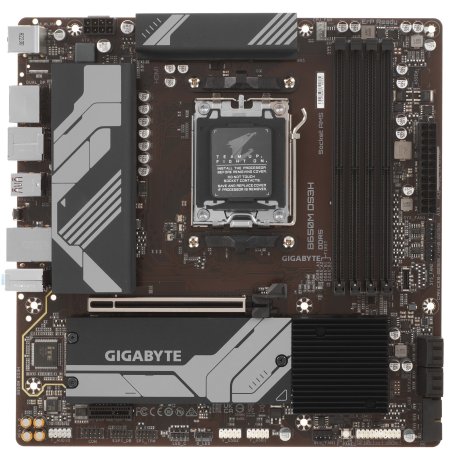 Материнская плата Gigabyte B650M K Socket AM5 AMD B650 4xDDR5 mATX AC`97 8ch(7.1) 2.5Gg RAID+HDMI