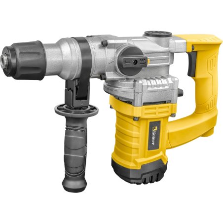 Перфоратор, 1050Вт, патрон SDS-PLUS, диаметр сверления 30мм, KOLNER KRH 1050С, 3 режима, энергия удара 5,5Дж, число оборотов на холостом ходу 800об/мин, число ударов 4200уд/мин, кабель 2м, глубинометр (набор оснастки, кейс)