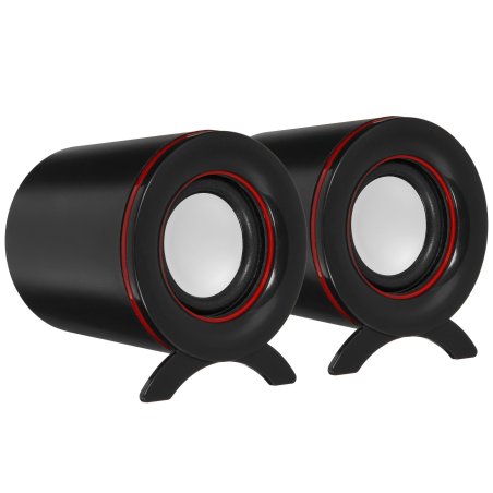 Акустическая система 2.0 ExeGate EX287054RUS Disco 120 (питание USB, 2х3Вт (6Вт RMS), 100-20000Гц, черный)