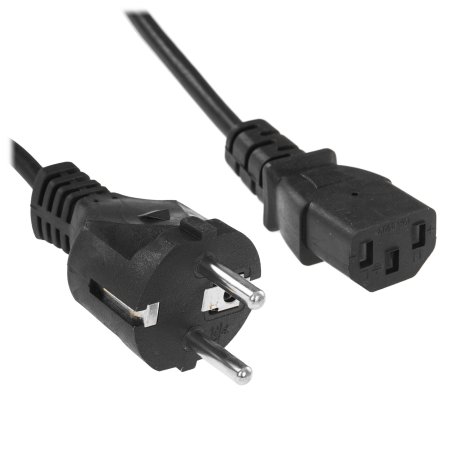 Кабель компьютер - розетка 1,5 м 220V (Европейский стандарт) VCOM/TELECOM