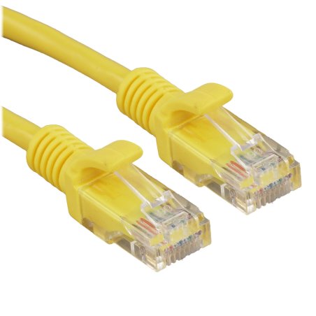 Патч-корд UTP Cablexpert кат.5e, 1м, литой, многожильный, желтый