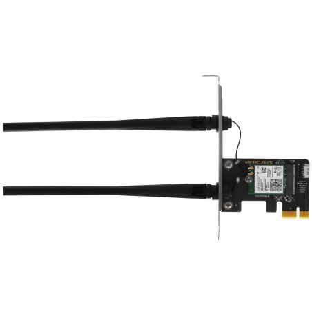 Сетевой адаптер Wi-Fi + Bluetooth Mercusys MA80XE AX3000 PCI Express (ант.внеш.несъем.) 2ант.