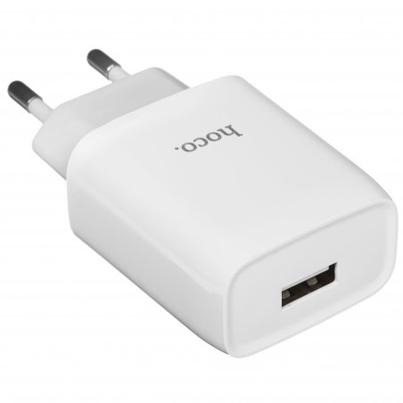 Сетевое зарядное устройство 1 USB/HOCO HC-12899 C72A/Выход: 10.5W/белый