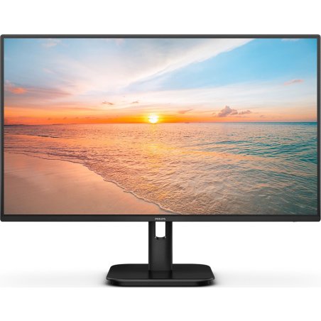 Монитор 23.8" Philips 24E1N1100D IPS 1920x1080, 100 Гц, 4 мс, 16:9, 300 кд/м², HDMI 1.4, VGA, DVI, 3.5 мм, Adaptive-Sync, черный