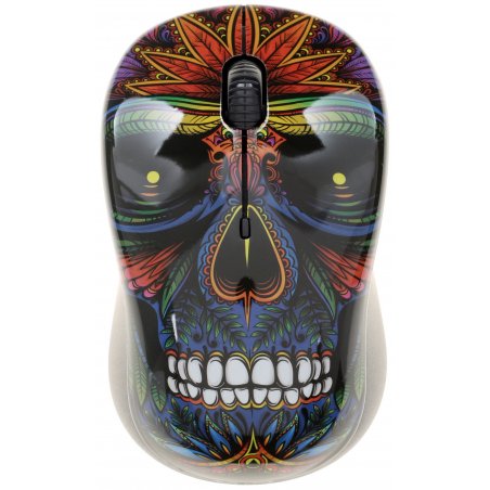 Мышь беспроводная Qumo Office M41 Totem черный, 1600 dpi, радиоканал, USB, кнопки - 4