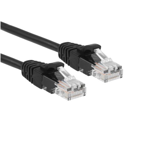 Патч-корд U/UTP Rexant CAT 5e, RJ45-RJ45, 26AWG, ZH нг(А)-HF, черный, 0,3 м