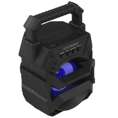 Колонка портативная Hyundai H-PS1000 черный 9 Вт 1.0 BT/USB 10м 500mAh