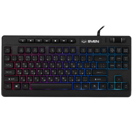 Клавиатура проводная Sven KB-G8200 игровая (95кл, ПО, RGb-подсветка)