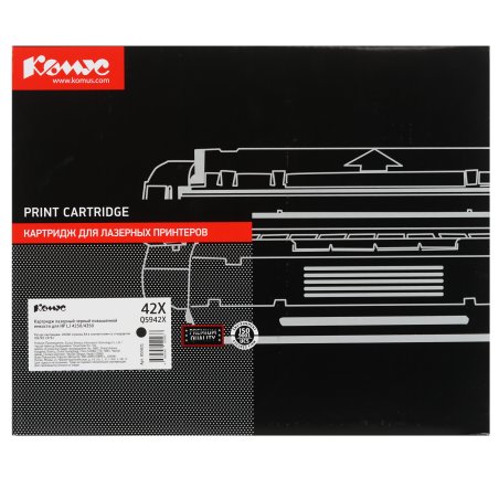 Картридж лазерный HP LaserJet Q5942X черный для LJ 4250/4350 (20000стр.)