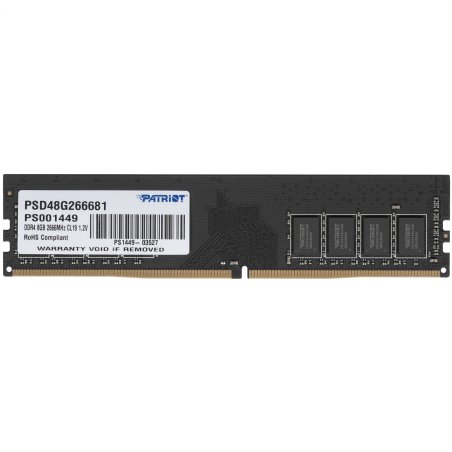 Оперативная память Patriot Signature, DDR4, 8Gb (1x8 GB), 2666 MHz, CL19, DIMM