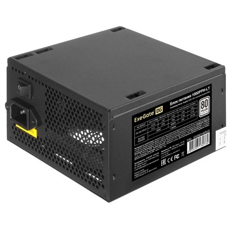 Блок питания ExeGate 1000PPH-LT-OEM (EX292146RUS-OEM), 1000Вт, 80 PLUS, 120мм, черный