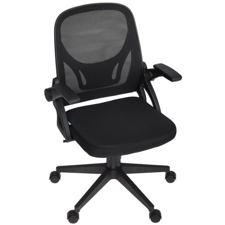 Кресло офисное Defender Office черный, сетка, регулир. подлокот