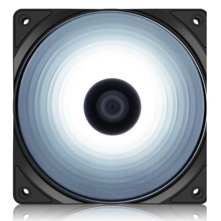 Вентилятор для корпуса DEEPCOOL RF120W DP-FLED-RF120-WH черный 120мм 1300rpm 22db 4-pin