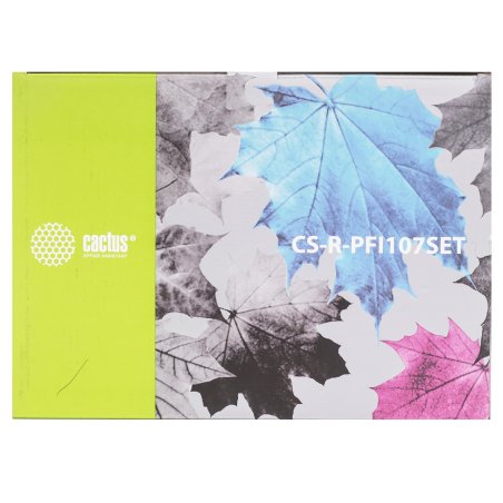 Картридж перезаправляемый струйный Cactus CS-R-PFI107SET набор 5шт.упак. для Canon imageProGRAF iPF670/680/685/770/780/785 без чипа