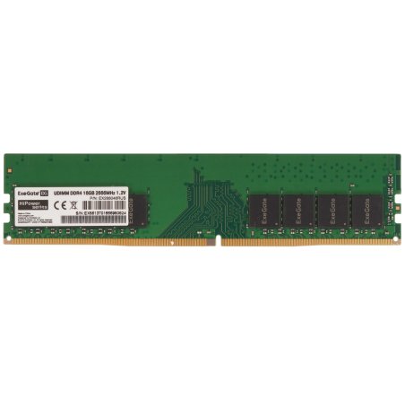Оперативная память Exegate, DDR4, 16Gb (1x16 Gb), 2666 MHz, CL19, DIMM, OEM