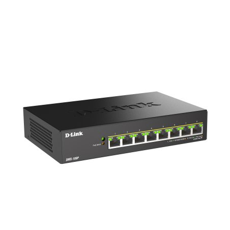 Коммутатор D-Link DMS-108P/A1A 8x2.5Gbит/с 8PoE 230W неуправляемый