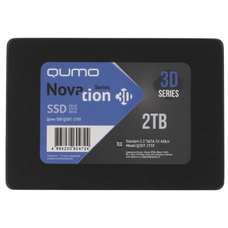 Накопитель SSD 128Gb QUMO Novation TLC 3D (Q3DT-128GSCY)