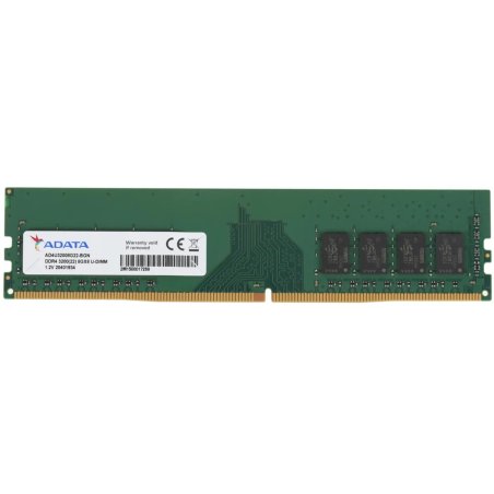 Оперативная память ADATA 8Gb DDR4 3200MHz AD4U32008G22-BGN OEM PC4-25600 CL22 DIMM 288-pin 1.2В single rank