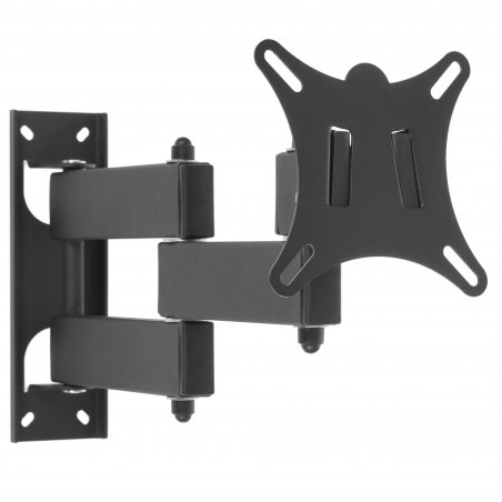Кронштейн LE'STER LST-101.05 ТВ 10"- 32" vesa 100x100, черный, 2 колена