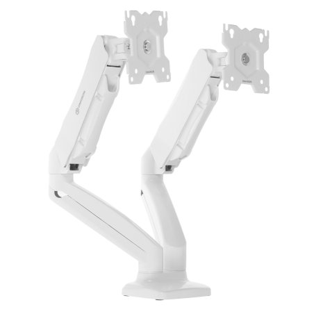 Кронштейн для мониторов Onkron G160 BW черный/белый 13"-32" макс.10кг настольный поворот и наклон верт.перемещ.